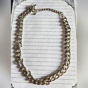 Thick Sliver Chain Necklace | Grunge, Emo, Goth, Y2K, Unisex, Skater